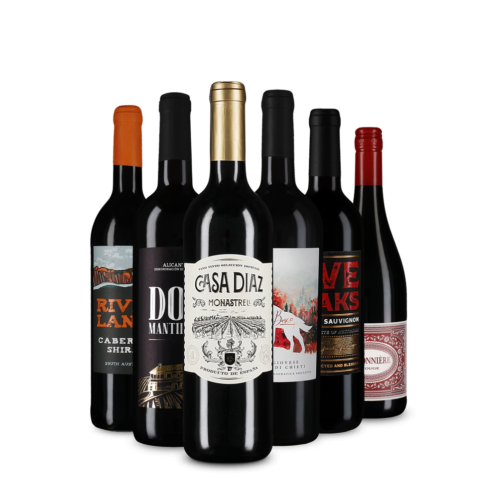 Rotwein international: das Goldsieger-Paket