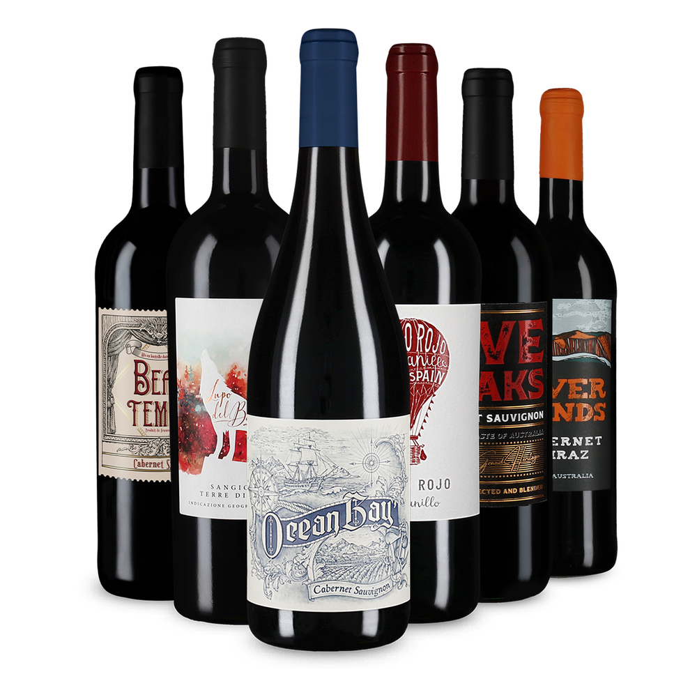 6x1 Rotwein Gold prämiert